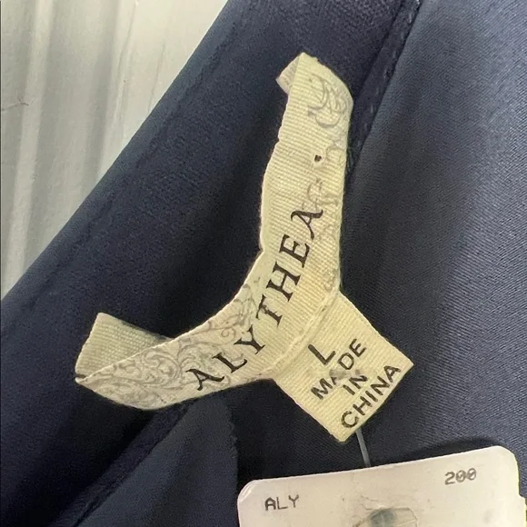 4/$20 Alythea Deep Blue Ruffle Mini Dress - Picture 2 of 3